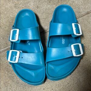 Birkenstock Blue Sandals with Adjustable Straps